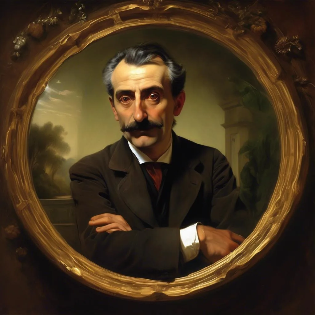 Portrait of Luigi Majoli – Antonio Ciseri